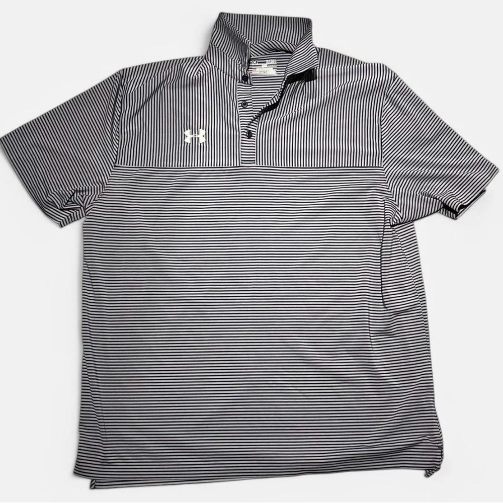 Under Armour Clubhouse Polo – XL (Purple/Gray)